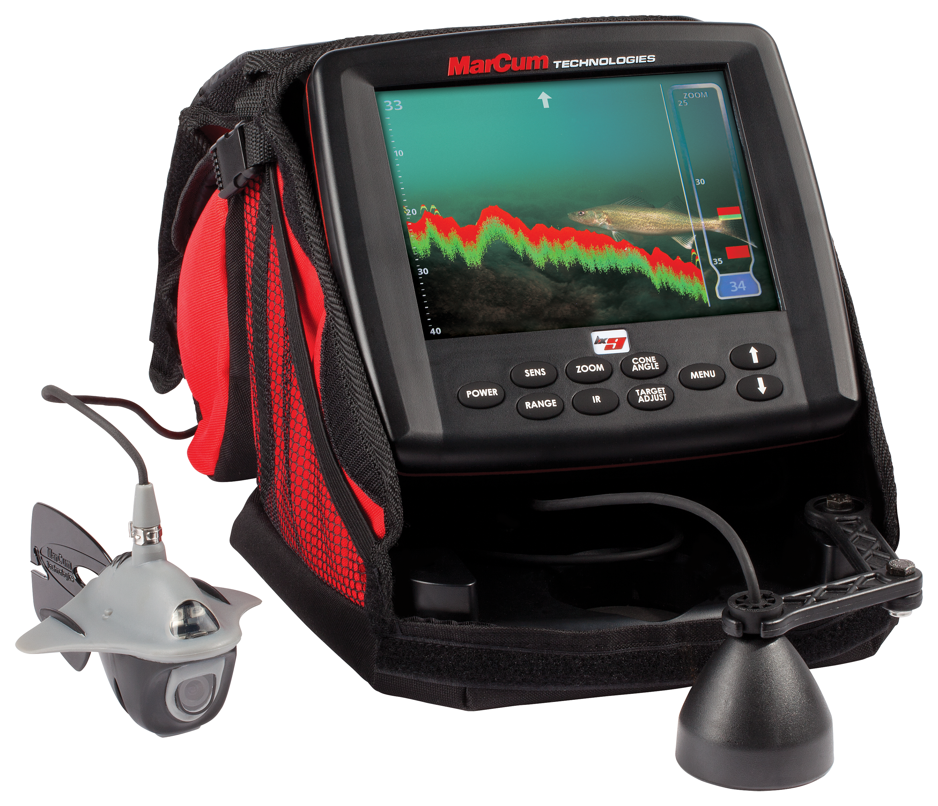 MarCum LX9 Digital DualBeam Sonar/Underwater Camera System Cabela's